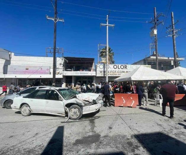 Atropellan a 24 abuelitos que cobraban su pensión Atropellan a 24 abuelitos que cobraban su pensión