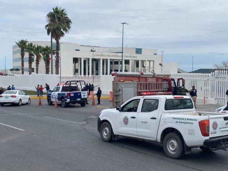 Desalojan Congreso de Tamaulipas por amenaza de bomba Desalojan Congreso de Tamaulipas por amenaza de bomba