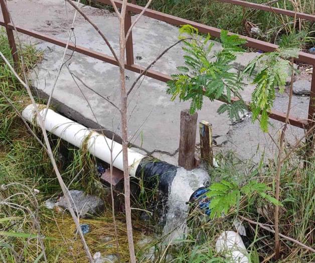 Dejan vándalos sin agua a cinco colonias