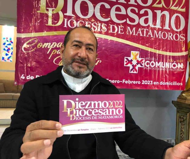Invita iglesia católica aportar el diezmo
