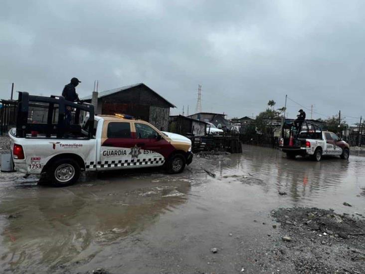 Brinda apoyo Guardia Estatal ante inundaciones en Matamoros Brinda apoyo Guardia Estatal ante inundaciones en Matamoros