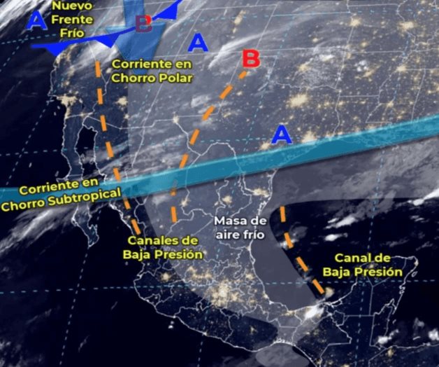 Se prevé la entrada de un nuevo frente frío al país