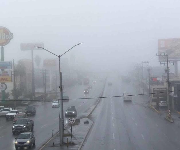 Recomiendan extremar precauciones por niebla en la ciudad