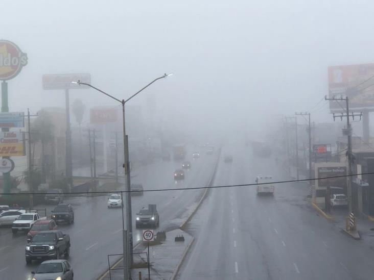 Recomiendan extremar precauciones por niebla en la ciudad Recomiendan extremar precauciones por niebla en la ciudad