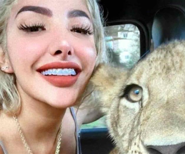 Se le escapa leona en Veracruz y responde a críticas 