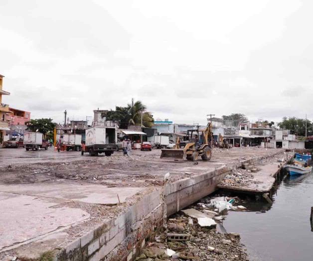 Concluye demolición de mercado la Puntilla Concluye demolición de mercado la Puntilla