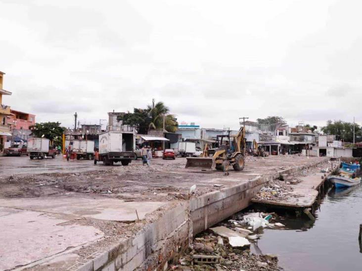 Concluye demolición de mercado la Puntilla Concluye demolición de mercado la Puntilla