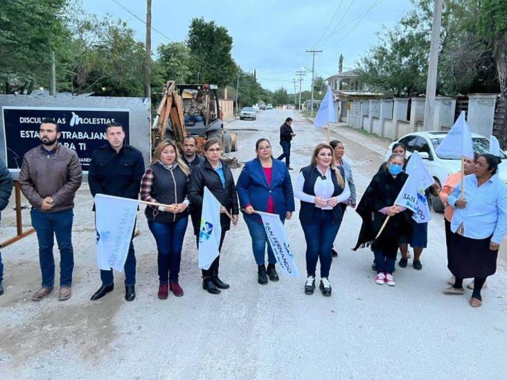 Inaugura Alcaldesa tres obras de pavimentación Inaugura Alcaldesa tres obras de pavimentación