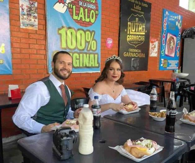 Festejan matrimonio en Tortas de la Barda