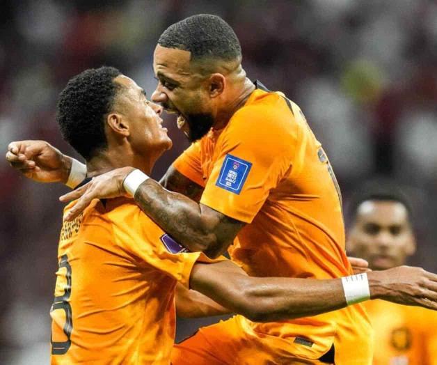 Países Bajos vence a Qatar 2-0 y pasa a octavos como primera