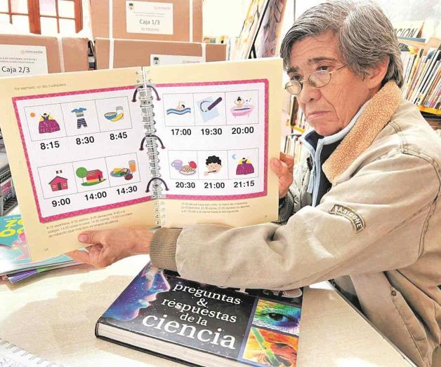 Cuenta biblioteca con libros braille