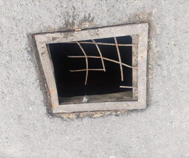 Previenen a peatones por registro sin su tapa