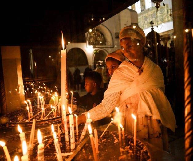 Belén atestada de turistas navideños después de la pandemia