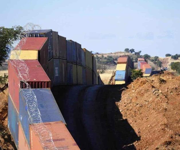 Arizona retirará muro improvisado en frontera con México