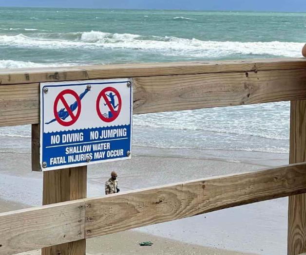 Cierran los accesos a playa Boca Chica