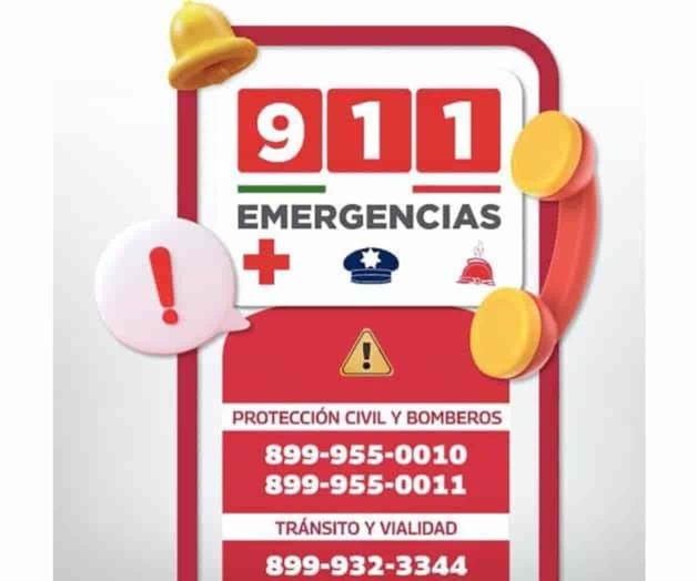 Ponen a disposición de ciudadanía números de Emergencia en Reynosa