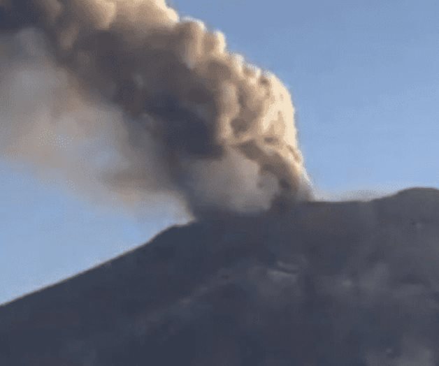 Aumenta la actividad del Popocatépetl: cinco explosiones y más de un centenar de exhalaciones en las últimas 24 horas