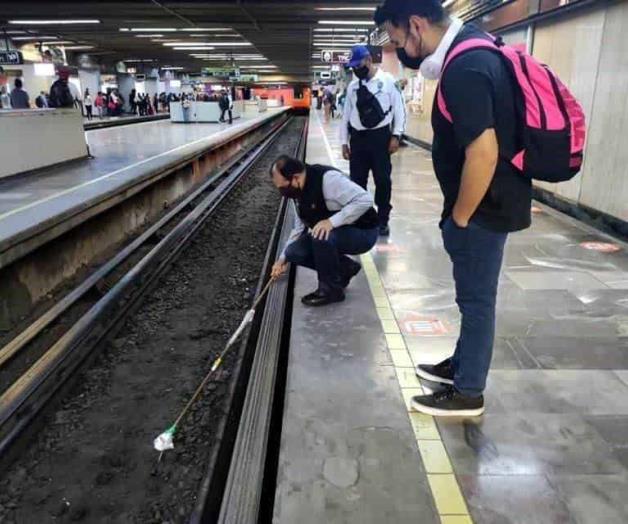 Recuperan mil 228 objetos de las vías del Metro durante 2022 
