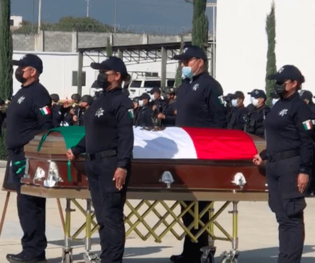 Despiden con honores fúnebres a elemento de la Guardia Estatal