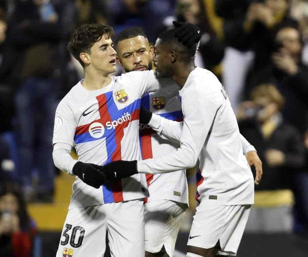 Sufre Barcelona pero vence al Intercity en la Copa del Rey