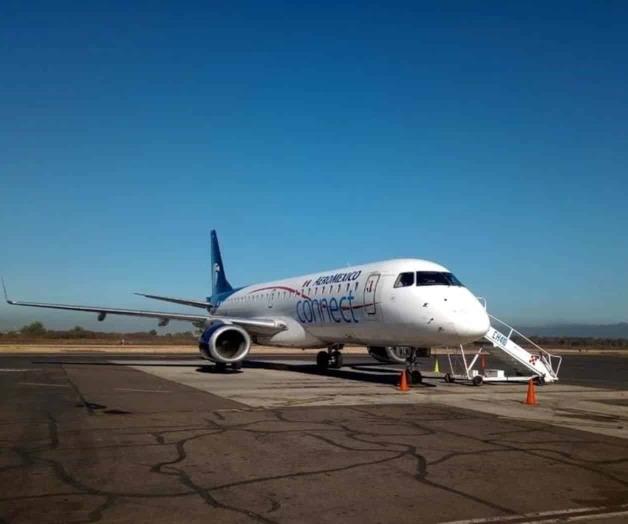 Recibe balazo avión de Aeroméxico en Culiacán