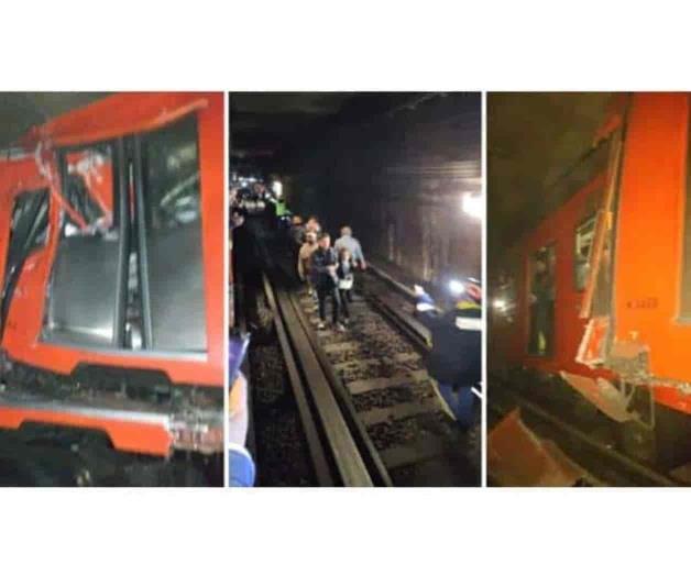 Un muerto y 59 heridos, el saldo del choque de trenes en el metro de Ciudad de México