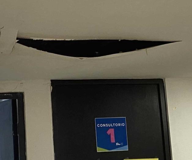 Persiten los daños en el techo de Centro