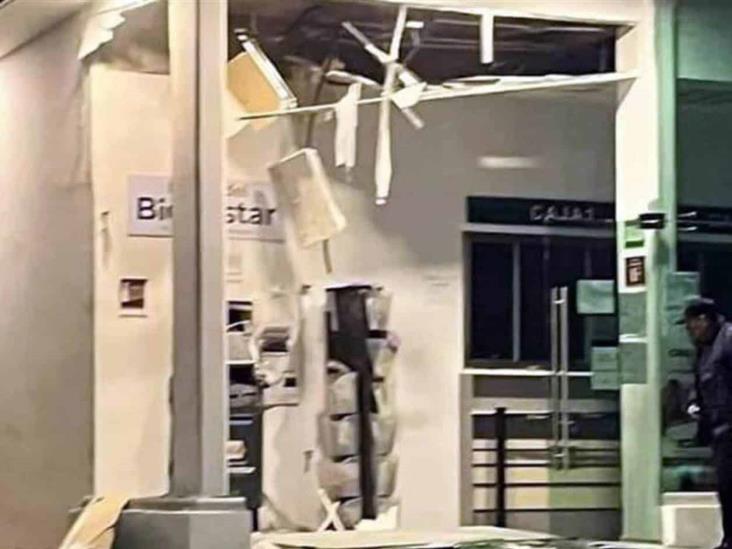 Vandalizan Banco del Bienestar en Tlaxcala con explosivos Vandalizan Banco del Bienestar en Tlaxcala con explosivos
