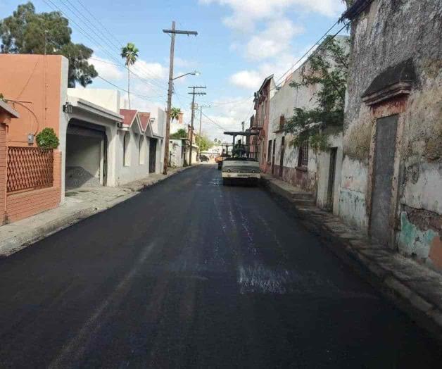 Rehabilitan calles de la zona centro Rehabilitan calles de la zona centro