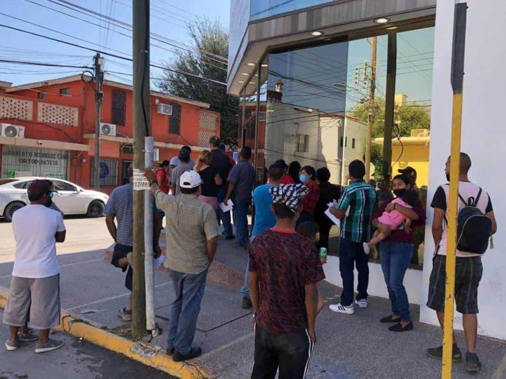 Acuden a pagar excarretoneros Acuden a pagar excarretoneros
