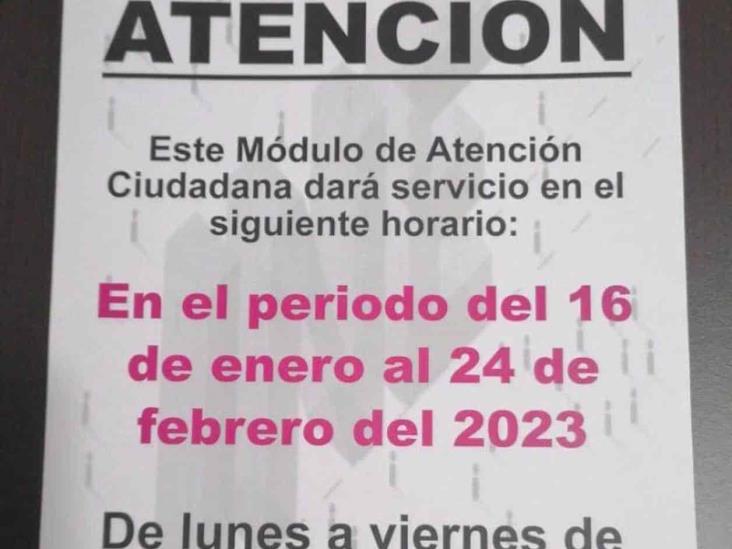 Modifican horarios Modifican horarios