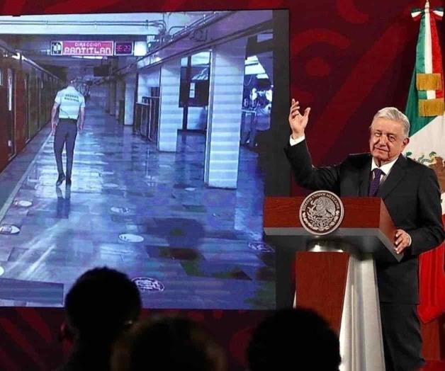 GN en Metro para ayudar;¿Militarización? Bájenle.- AMLO