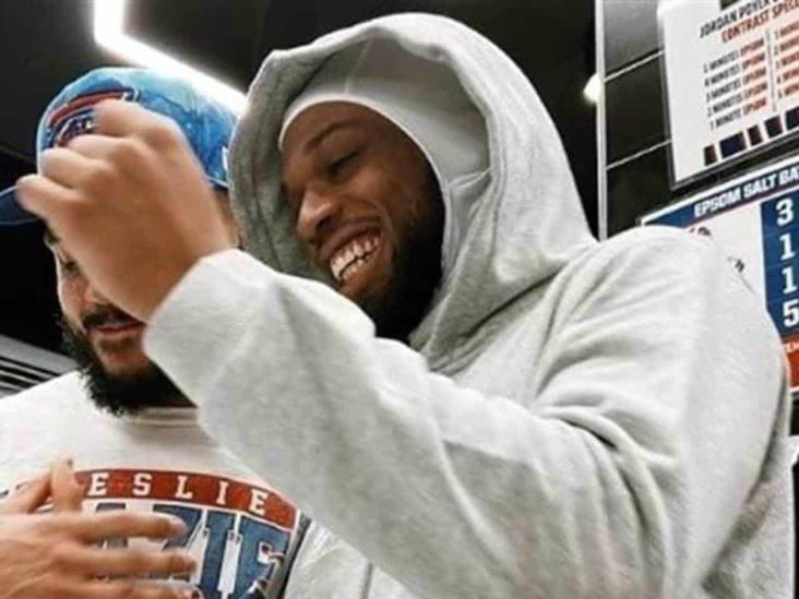 Hamlin visita a sus compañeros de los Bills Hamlin visita a sus compañeros de los Bills
