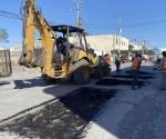 Concluyen bacheo en Av. Constitución