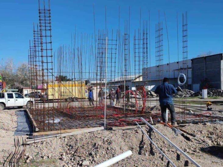 Muestra avance construcción de Banco de Bienestar Muestra avance construcción de Banco de Bienestar
