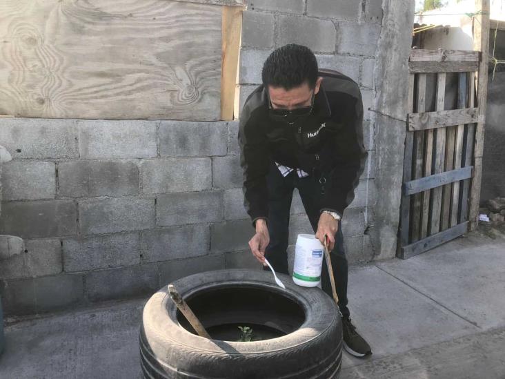 Inicia sector Salud campaña de abatización casa por casa Inicia sector Salud campaña de abatización casa por casa