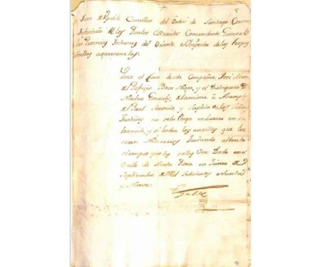 La falsificación de pasaporte por Refugio Bocanegra, 1789 (segunda parte)