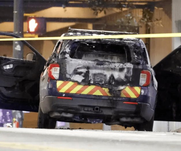 Violenta protesta en el centro de Atlanta por asesinato de activista Violenta protesta en el centro de Atlanta por asesinato de activista