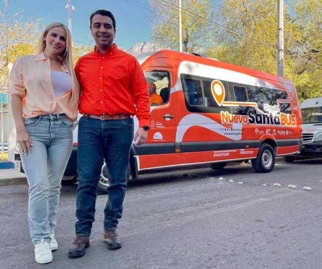 Presenta Nava circuito  Nuevo Santa Bus