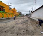 Rehabilitan calles de la Zona Centro de la Villa