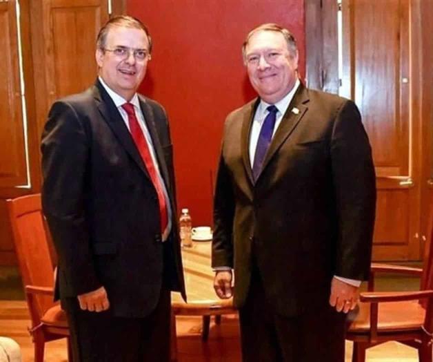 Pidió Ebrard ocultar polémico acuerdo migratorio.- Pompeo