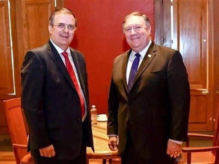 Pidió Ebrard ocultar polémico acuerdo migratorio.- Pompeo Pidió Ebrard ocultar polémico acuerdo migratorio.- Pompeo