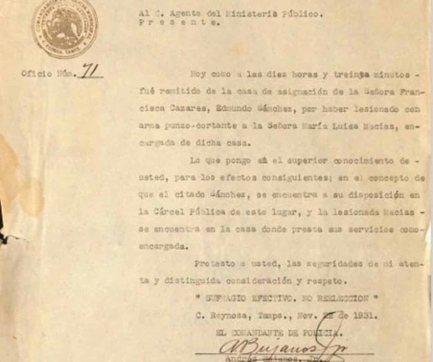 Historia de Reynosa: Barrio Bravo, 1931