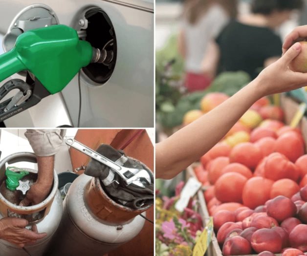 Los precios del consumidor en canasta básica, gasolinas y gas LP