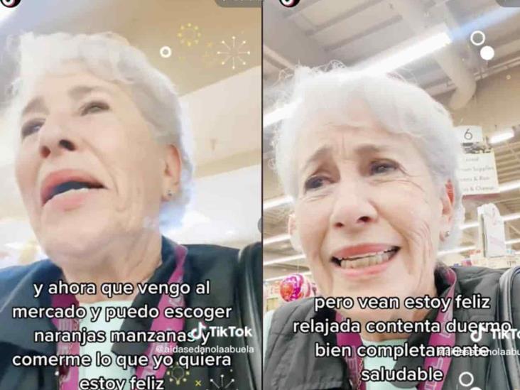 Abuelita comparte video para contar lo feliz que es después de divorciarse Abuelita comparte video para contar lo feliz que es después de divorciarse
