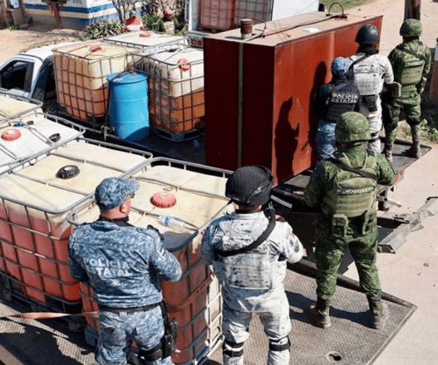 Decomisan 35 mil litros de hidrocarburo tras cateos en Hidalgo