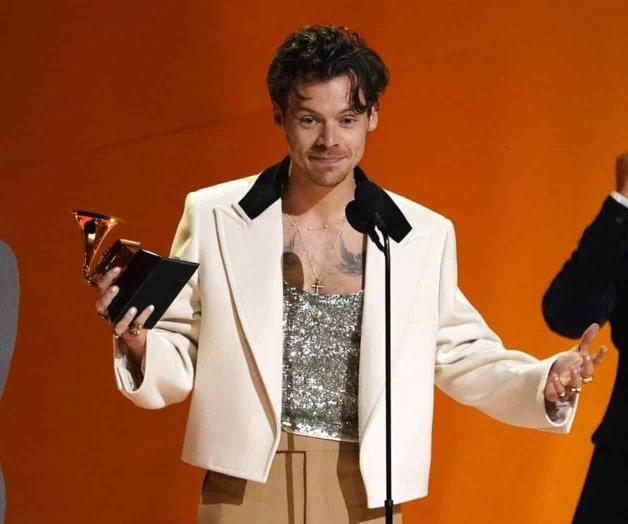 Tunden en redes a Harry Styles por su discurso en los Grammys