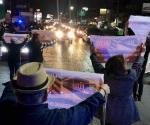 Protestan, otra vez, en Av. Miguel Alem&aacute;n contra L&iacute;nea 6 