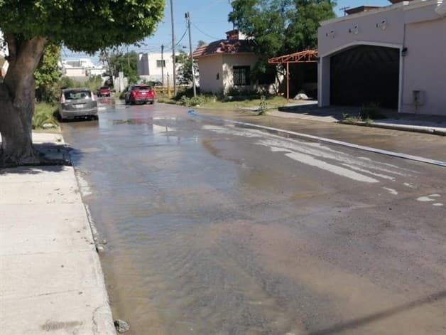 Ruptura de tubería deja sin agua a varios sectores