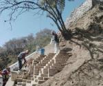 Hallan escultura de Tláloc